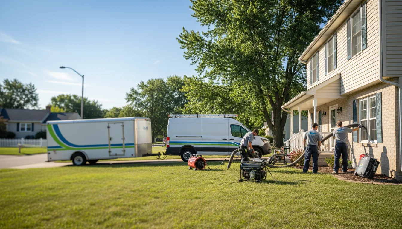 Flooded Basement Restoration And Cleanup With Repair in Saint Francis, KS near me